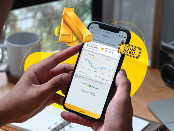 Tabungan Emas Pegadaian di M2U ID App dari Maybank